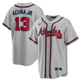 MLB Ronald Acuna Jr. Atlanta Braves Nike Road Replica Player Name Jersey