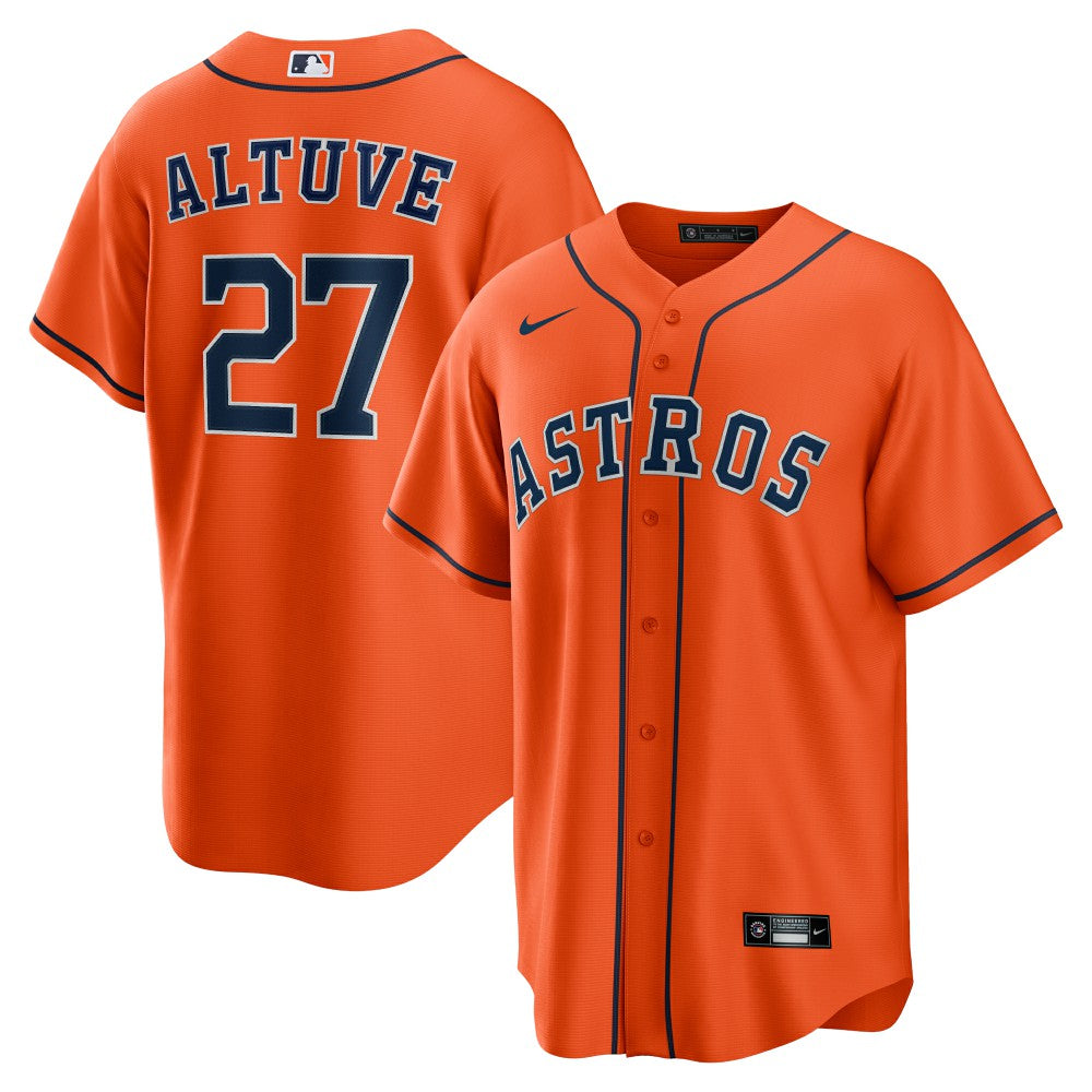 MLB Jose Altuve Houston Astros Nike Alternate Replica Player Name Jersey