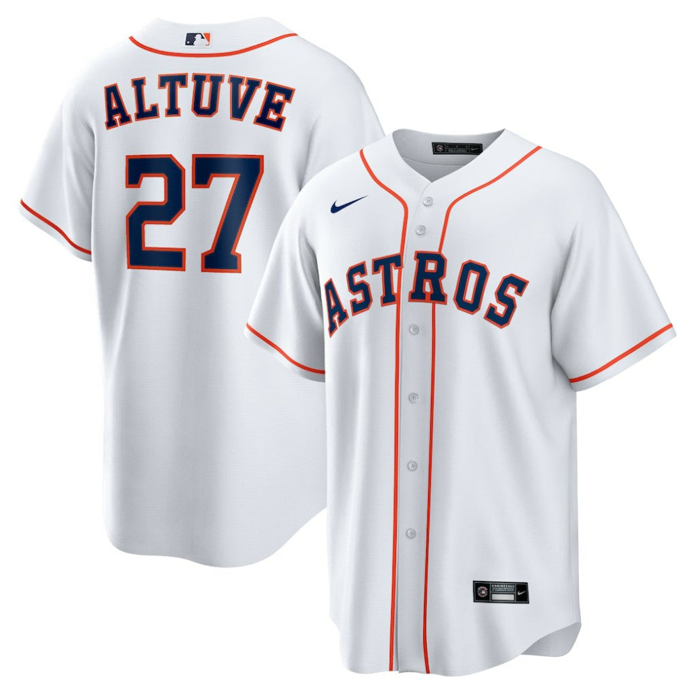 MLB Jose Altuve Houston Astros Nike Home Replica Player Name Jersey