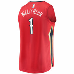 NBA Zion Williamson New Orleans Pelicans Replica Fast Break Jersey Red
