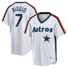 MLB Craig Biggio Houston Astros Nike Home Cooperstown Collection Logo Player Jersey