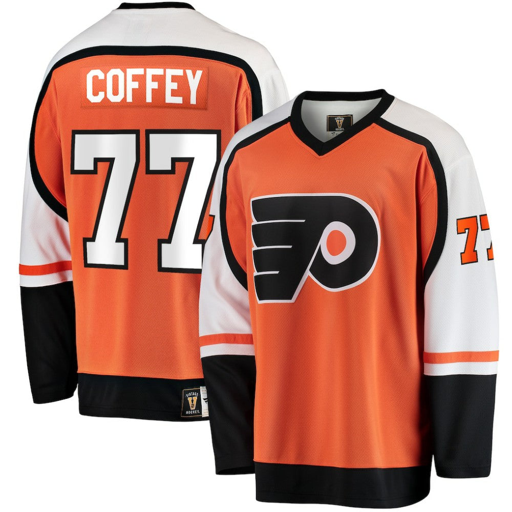 NHL Orange Paul Coffey Philadelphia Flyers Fanatics Premier Breakaway Retired Player Jersey