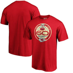 60th Season Logo T-Shirt - Kansas City Chiefs