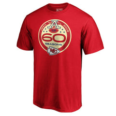 60th Season Logo T-Shirt - Kansas City Chiefs