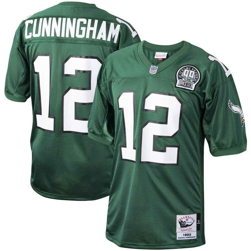 Randall Cunningham 1992 Authentic Throwback Retired Player Jersey - Philadelphia Eagles