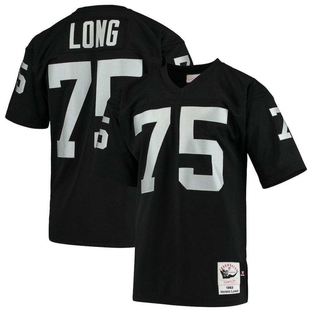 Howie Long 1983 Authentic Throwback Retired Player Jersey - Las Vegas Raiders