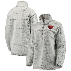 Women's Sherpa Quarter-Zip Pullover Jacket - Chicago Bears