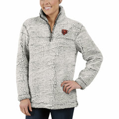 Women's Sherpa Quarter-Zip Pullover Jacket - Chicago Bears