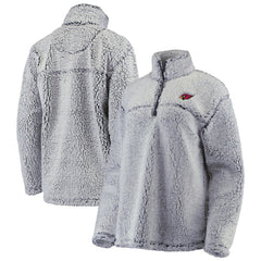 G-III 4Her by Carl Banks Women's Sherpa Quarter-Zip Pullover Jacket - Arizona Cardinals