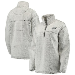 Women's Sherpa Quarter-Zip Pullover Jacket - Philadelphia Eagles