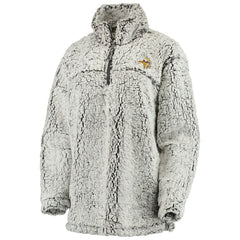 Women's Sherpa Quarter-Zip Pullover Jacket - Minnesota Vikings
