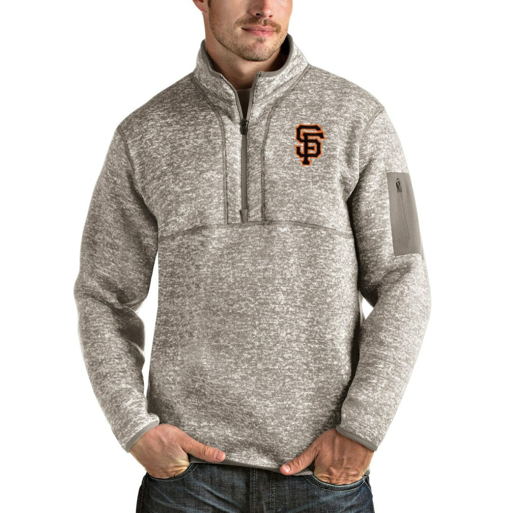 MLB San Francisco Giants Antigua Fortune Quarter-Zip Pullover Jacket