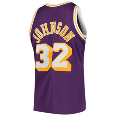 NBA Magic Johnson Los Angeles Lakers 1984/85 Hardwood Classics Swingman Jersey