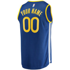NBA Golden State Warriors Fast Break Custom Replica Jersey Royal sale