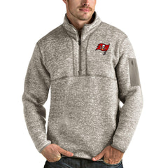 Antigua Fortune Quarter-Zip Pullover Jacket - Tampa Bay Buccaneers