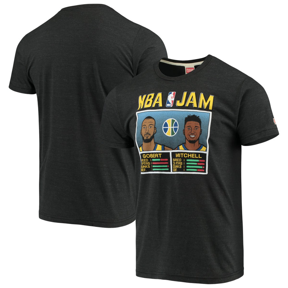 NBA Donovan Mitchell & Rudy Gobert Utah Jazz NBA Jam T-Shirt