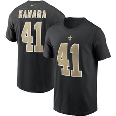 Alvin Kamara Name & Number T-Shirt - New Orleans Saints