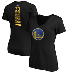 NBA Stephen Curry Golden State Warriors Women's Playmaker Name & Number V-Neck T-Shirt sale