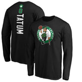 NBA Jayson Tatum Boston Celtics Playmaker Name & Number Long Sleeve T-Shirt