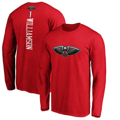 NBA Zion Williamson New Orleans Pelicans Playmaker Name & Number Long Sleeve T-Shirt