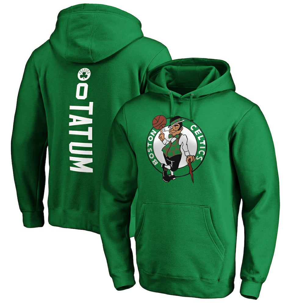 NBA Jayson Tatum Boston Celtics Playmaker Name & Number Pullover Hoodie