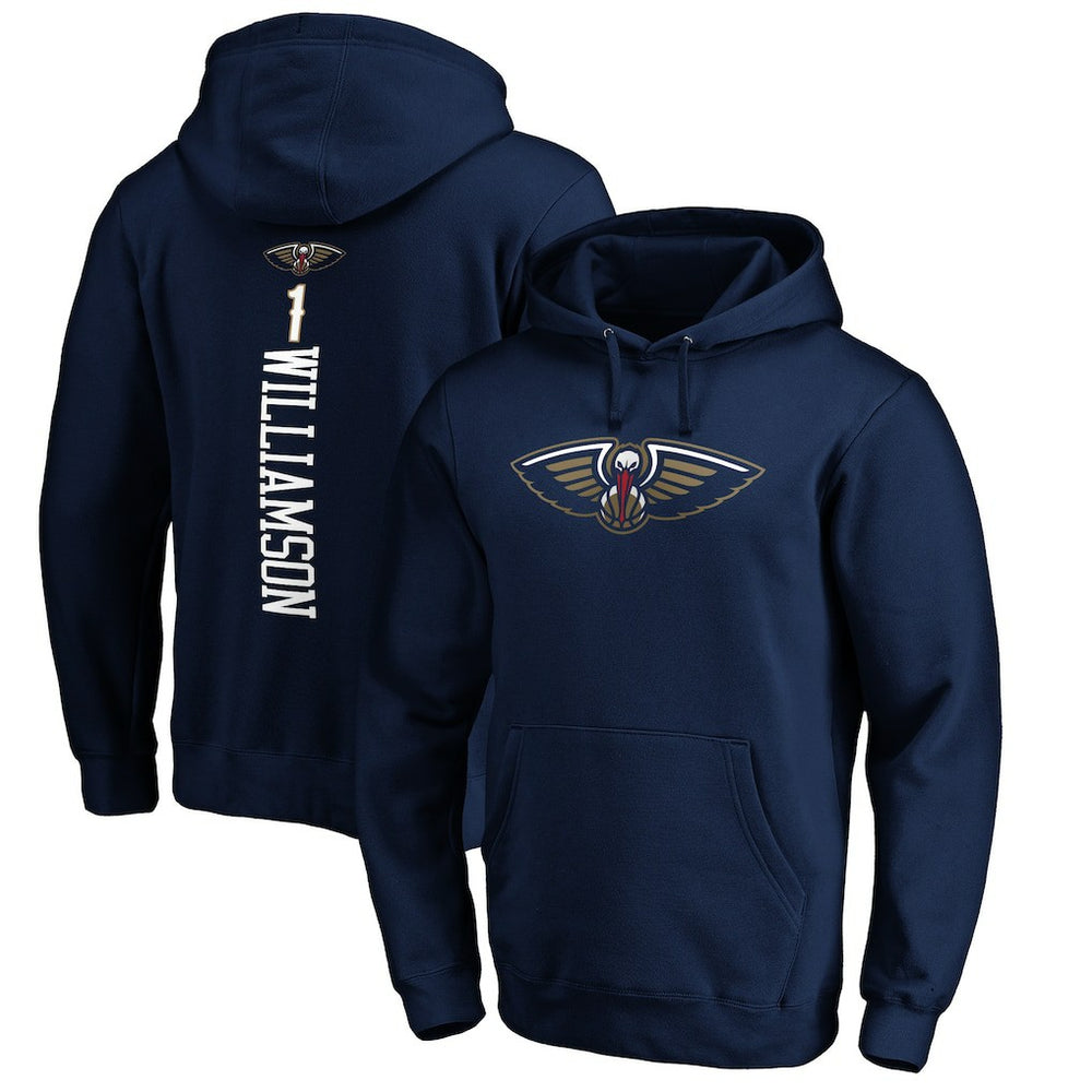 NBA Zion Williamson New Orleans Pelicans Playmaker Name & Number Pullover Hoodie