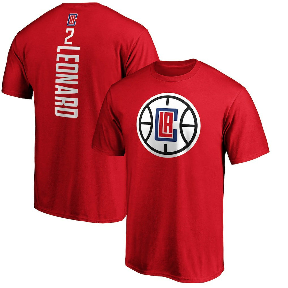 NBA Kawhi Leonard LA Clippers Team Playmaker Name & Number T-Shirt
