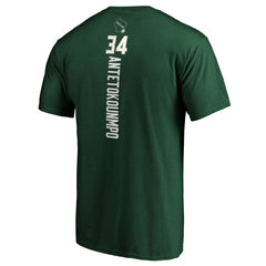 NBA Giannis Antetokounmpo Milwaukee Bucks Playmaker Name & Number T-Shirt