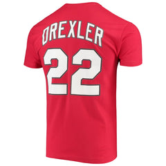 NBA Clyde Drexler Portland Trail Blazers Hardwood Classics Player Name & Number T-Shirt