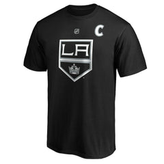 NHL Black Anze Kopitar Los Angeles Kings Fanatics Authentic Stack Player Name & Number T-Shirt