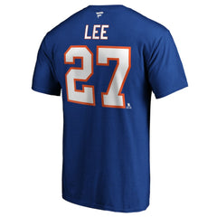 NHL Royal Anders Lee New York Islanders Fanatics Authentic Stack Player Name & Number T-Shirt