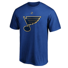 NHL Blue Jordan Binnington St. Louis Blues Fanatics Authentic Stack Player Name & Number T-Shirt