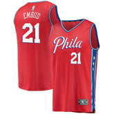 NBA Joel Embiid Philadelphia 76ers Youth 2019/20 Fast Break Replica Player Team Jersey
