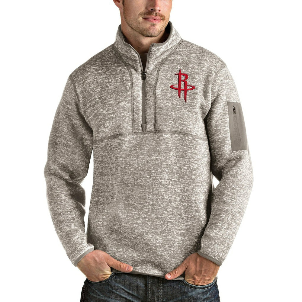 NBA Houston Rockets Antigua Fortune Quarter-Zip Pullover Jacket sale