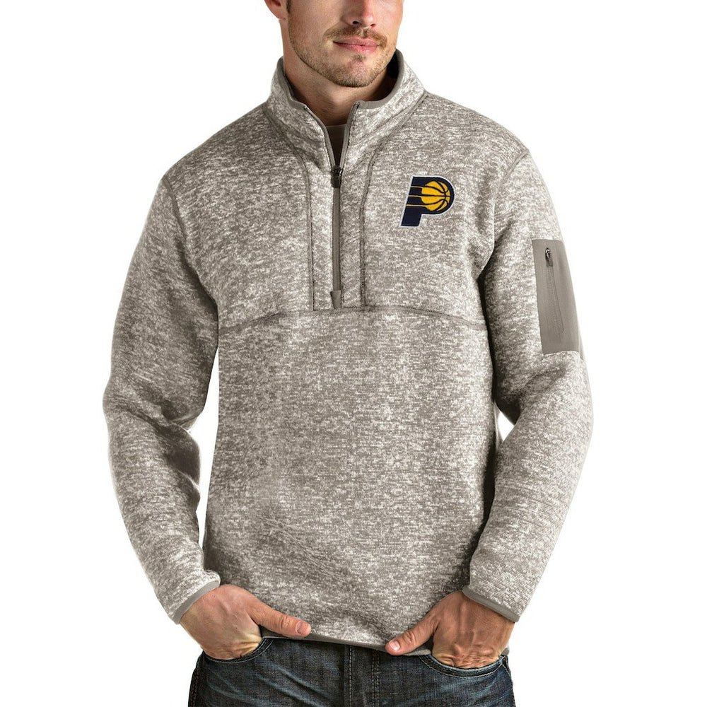 NBA Indiana Pacers Antigua Fortune Quarter-Zip Pullover Jacket