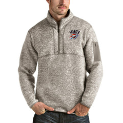 NBA Oklahoma City Thunder Antigua Fortune Quarter-Zip Pullover Jacket