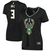 NBA George Hill Milwaukee Bucks Women's Fast Break Replica Player Jersey