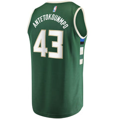 NBA Thanasis Antetokounmpo Milwaukee Bucks Fast Break Replica Player Jersey