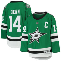 NHL Kelly Green Jamie Benn Dallas Stars Youth Home Replica Player Jersey