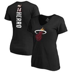 NBA Tyler Herro Miami Heat Women's Team Playmaker Name & Number T-Shirt