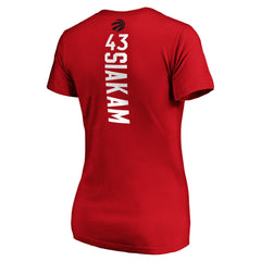 NBA Pascal Siakam Toronto Raptors Women's Playmaker Name & Number T-Shirt