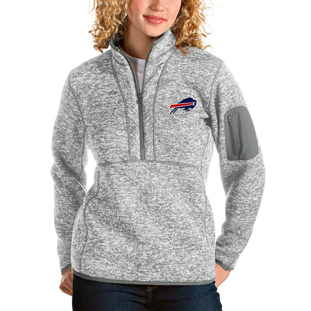 Antigua Women's Fortune Half-Zip Pullover Jacket - Buffalo Bills