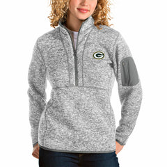 Antigua Women's Fortune Half-Zip Pullover Jacket - Green Bay Packers