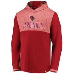 Iconic Marbled Clutch Hoodie Long Sleeve T-Shirt - Arizona Cardinals
