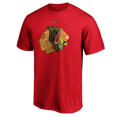NHL Red Bobby Hull Chicago Blackhawks Fanatics Authentic Stack Retired Player Name & Number T-Shirt