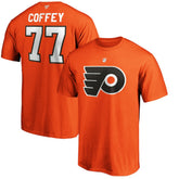 NHL Orange Paul Coffey Philadelphia Flyers Fanatics Authentic Stack Retired Player Name & Number T-Shirt