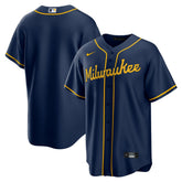 MLB Milwaukee Brewers Nike Alternate Replica Team Jersey