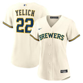 MLB Christian Yelich Milwaukee Brewers Nike Women's Home Replica Player Jersey