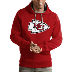 Antigua Team Victory Pullover Hoodie - Kansas City Chiefs