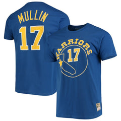 NBA Chris Mullin Golden State Warriors Hardwood Classics Name & Number Team T-Shirt sale